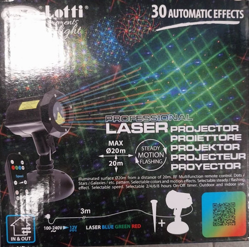 Proiettore laser natalizio
